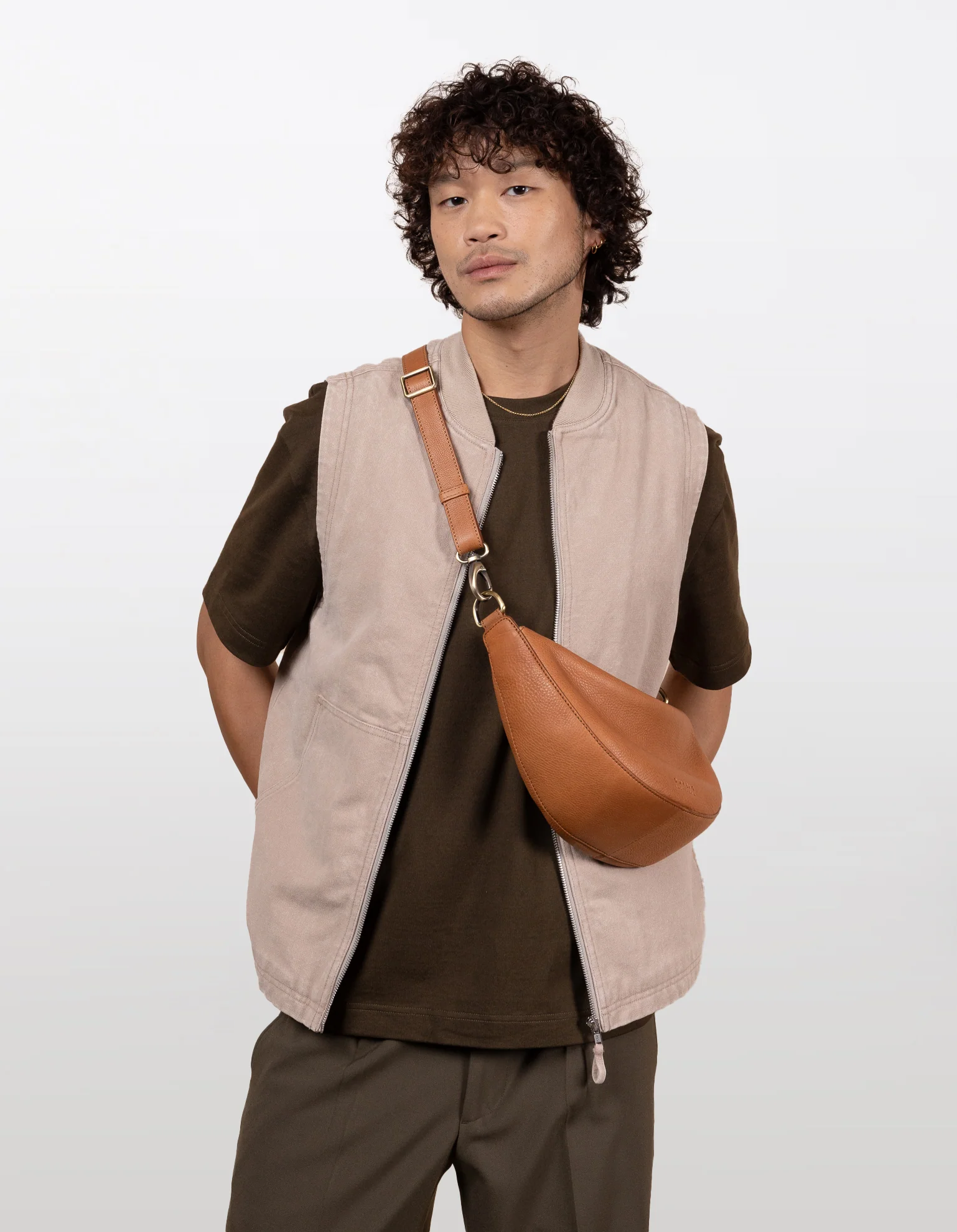 O My Bag O My Bag Leo Tas Midi Wild Oak Soft Grain Leather