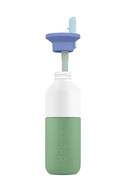 Dopper Dopper Steel Bottle (350ml) x Flip Straw