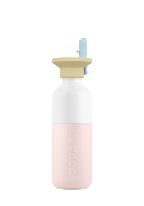 Dopper Dopper Steel Bottle (350ml) x Flip Straw