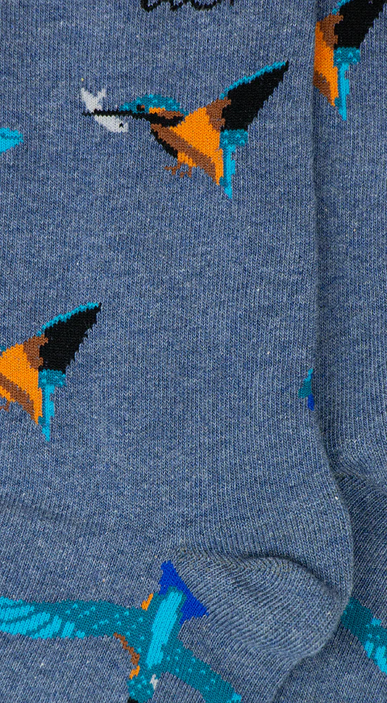 Alfredo Gonzales Alfredo Gonzales Kingfisher Blue Melee Sokken