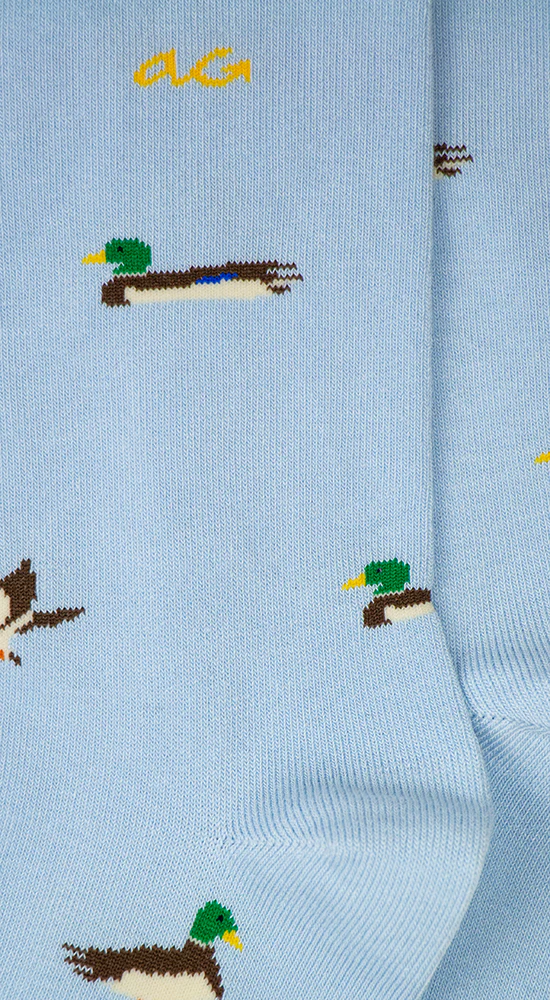 Alfredo Gonzales Alfredo Gonzales Ducks Light Blue Sokken