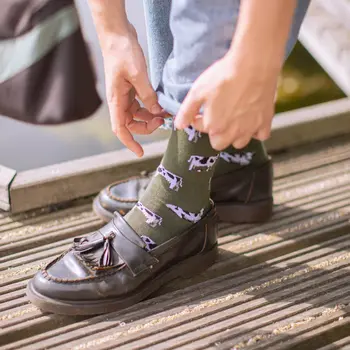 Alfredo Gonzales Cows Socks