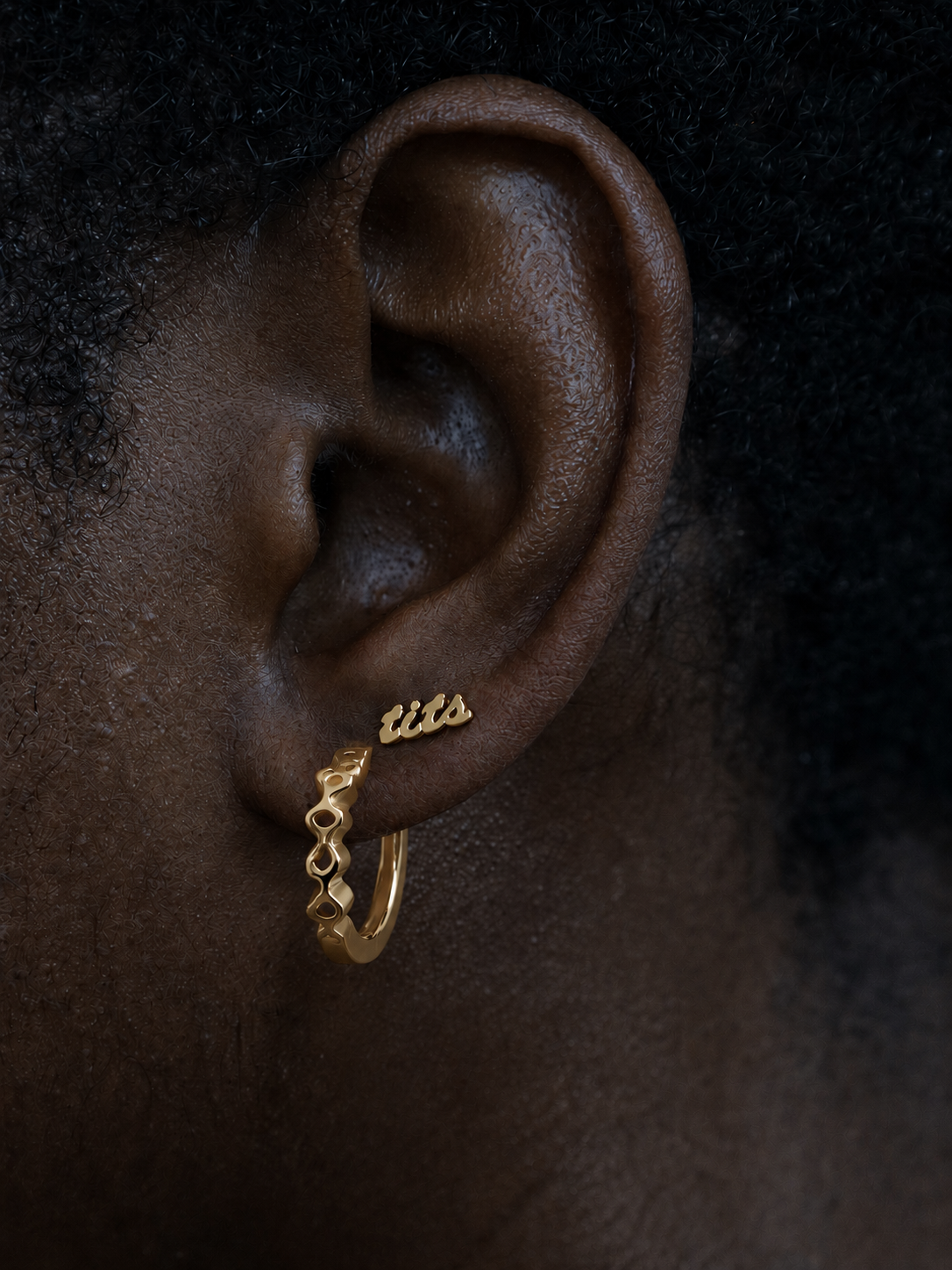 T.I.T.S. TITS Boss Earring