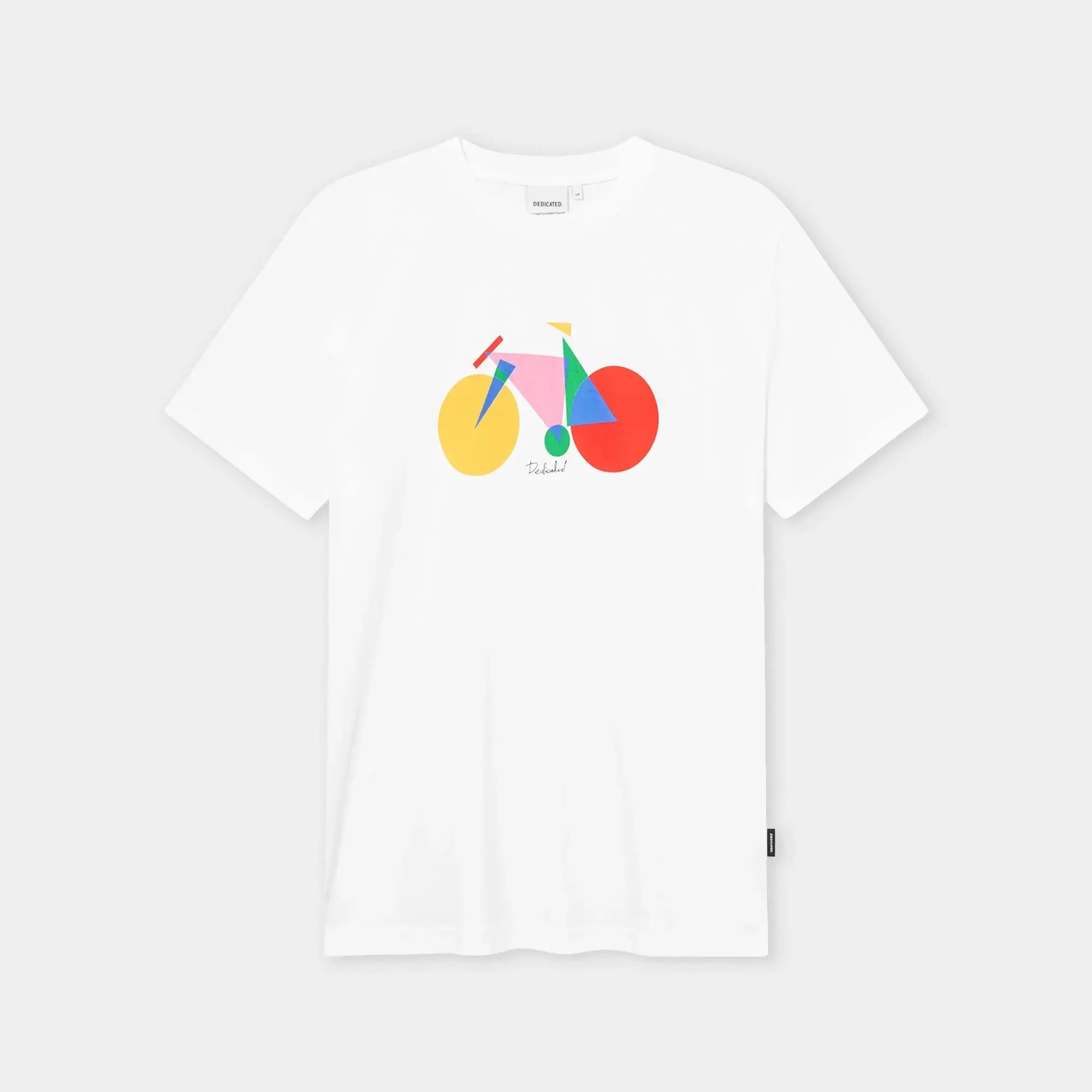 Dedicated Dedicated T-Shirt Stockholm Paper Cut Bike White