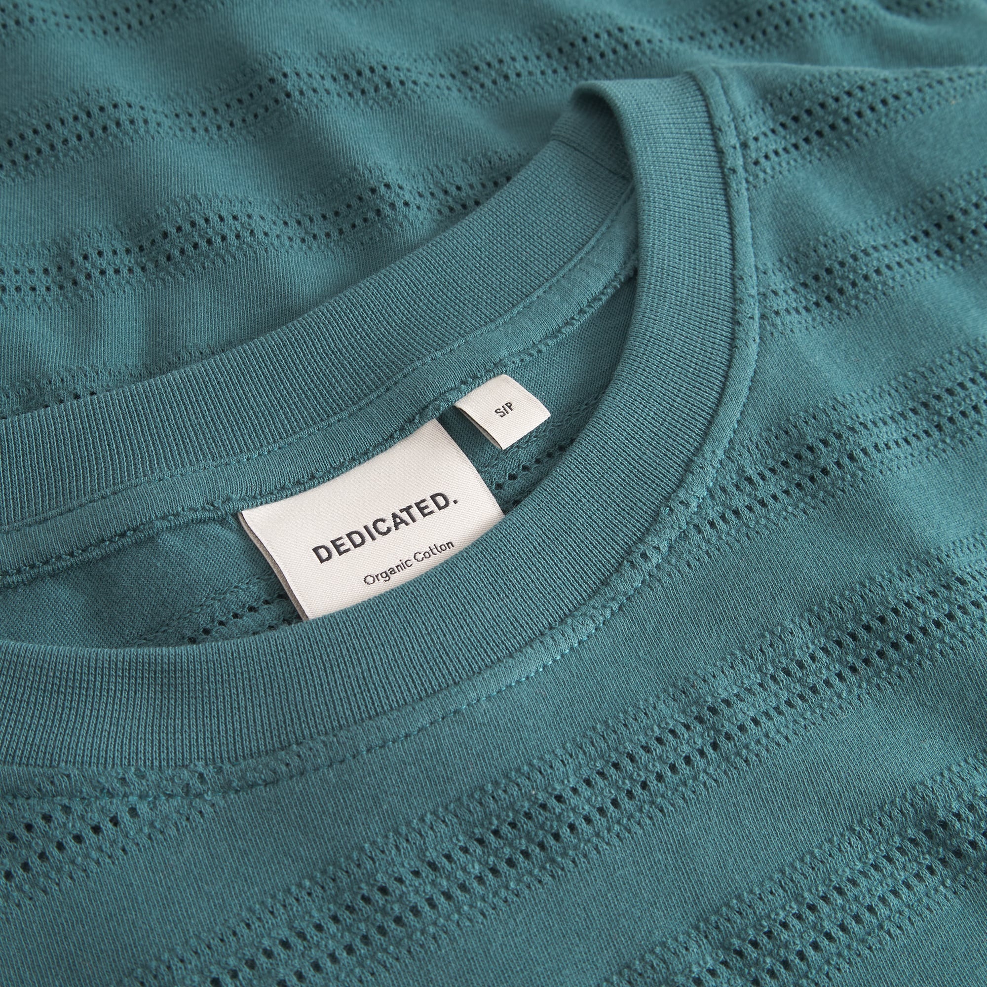 Dedicated Dedicated T-shirt Vadstena Lace Mediterranea Green