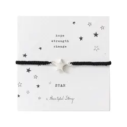 A Beautiful Story Symbol Star Armband Zilver