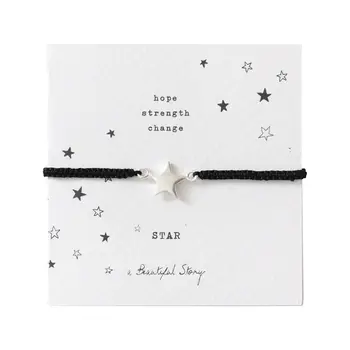 A Beautiful Story Symbol Star Armband Zilver