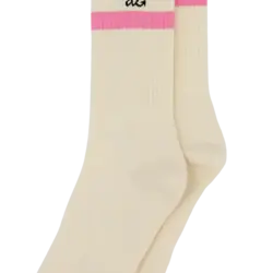 Alfredo Gonzales Sokken Athletic Organic Stripes Pink