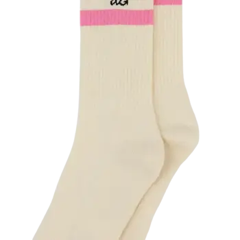 Alfredo Gonzales Socks Athletic Organic Stripes Pink