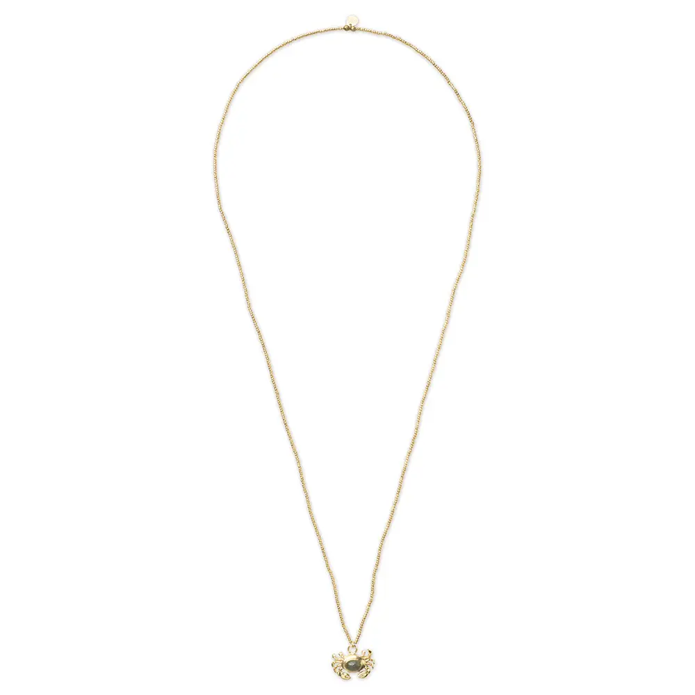 A Beautiful Story A Beautiful Story Noble Crab Aventurine Ketting Goud