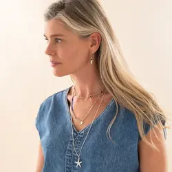 A Beautiful Story Paradise Lapis Lazuli Ketting Zilver