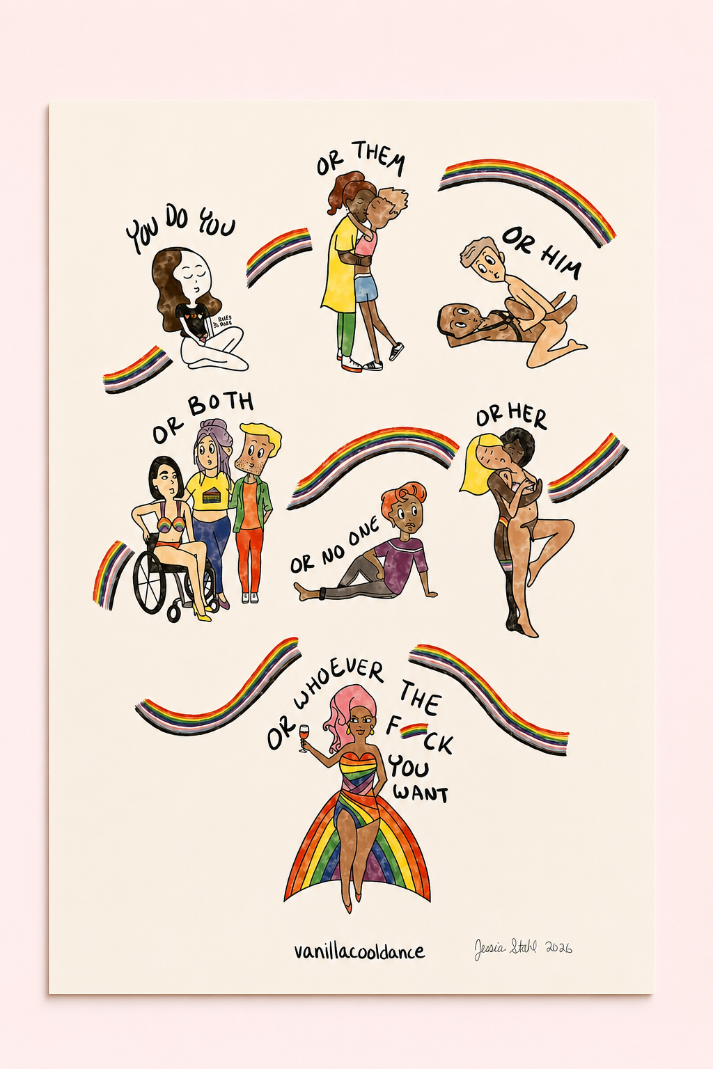 Vanilla Cooldance Vanilla Cool Dance You Do You Wall Art Work