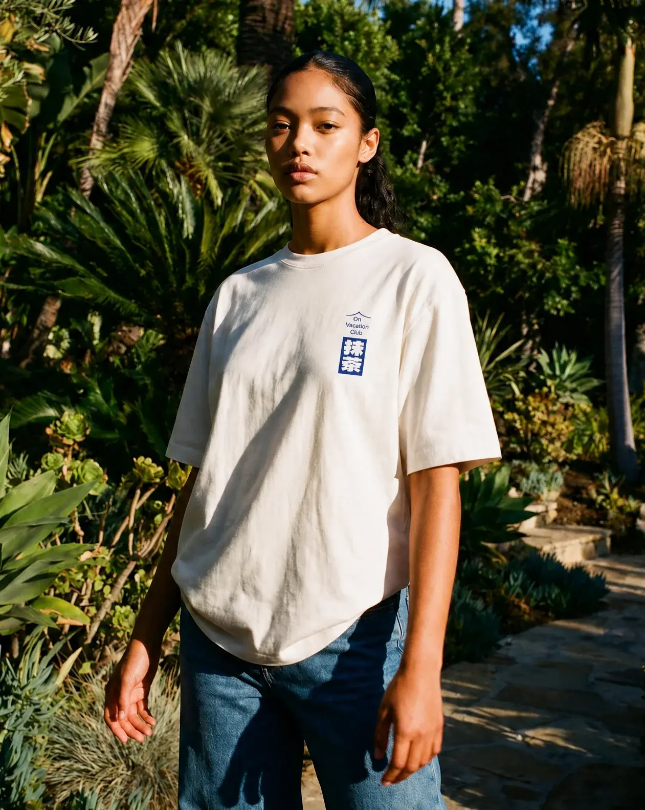 On Vacation On Vacation Blueberry Matcha T-Shirt - Beige