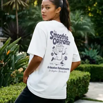 On Vacation Smoothie Operator T-shirt White