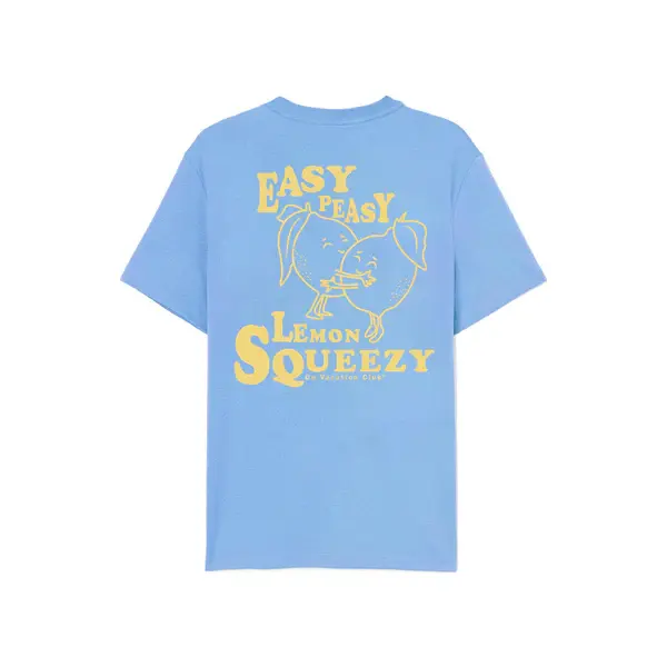 On Vacation On Vacation Lemon Squeezy T-shirt Light Blue