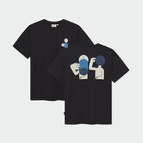 Dedicated Dedicated T-Shirt Stockholm Smile Cup Black