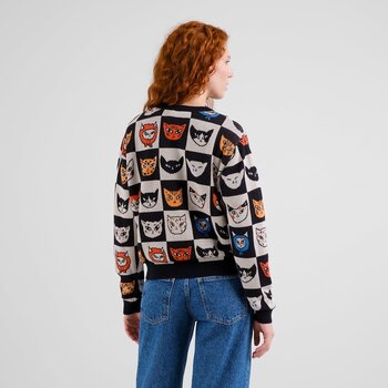 Dedicated Sweater Arendal Cat Bingo Black