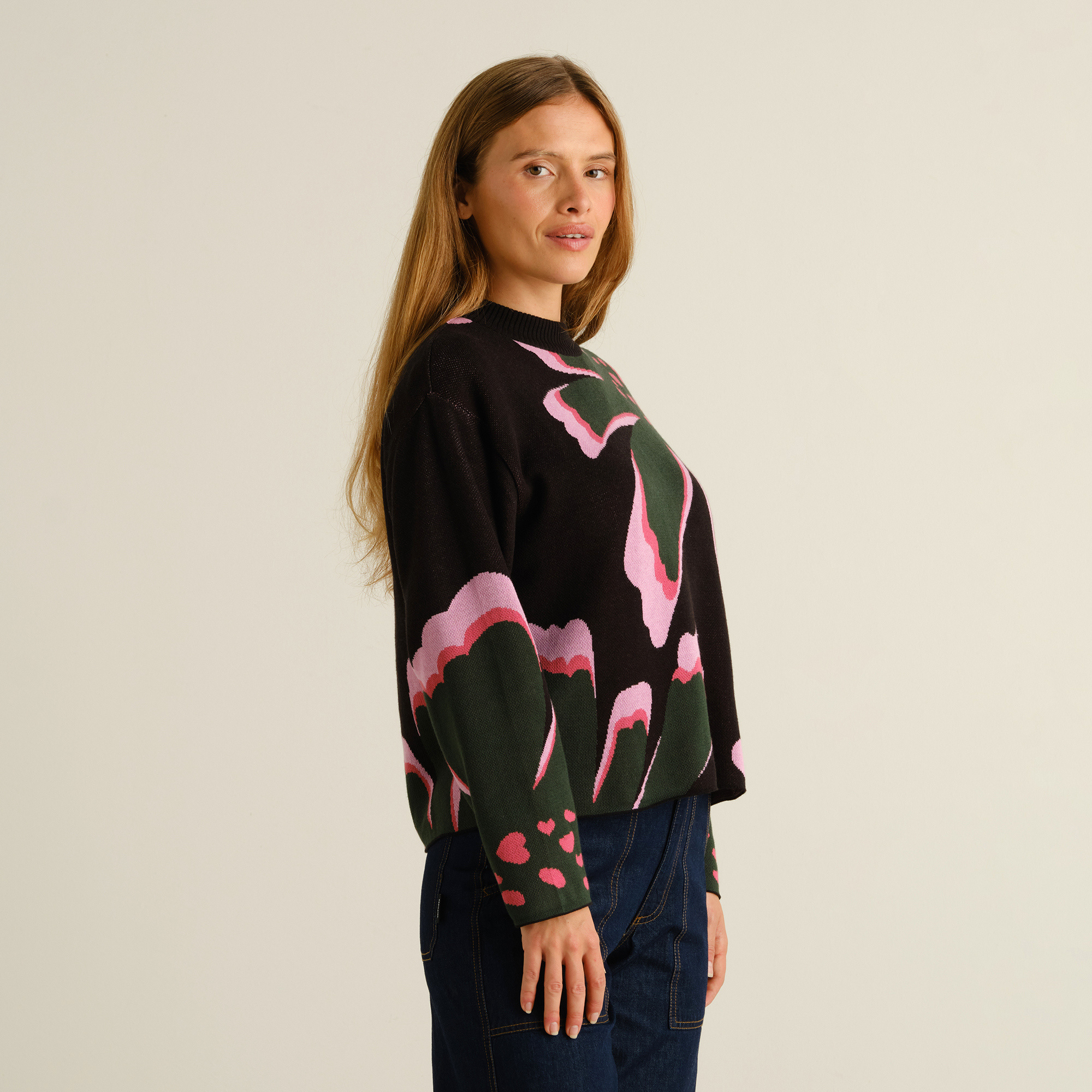 Dedicated Dedicated Sweater Limhamn Big Multi Color