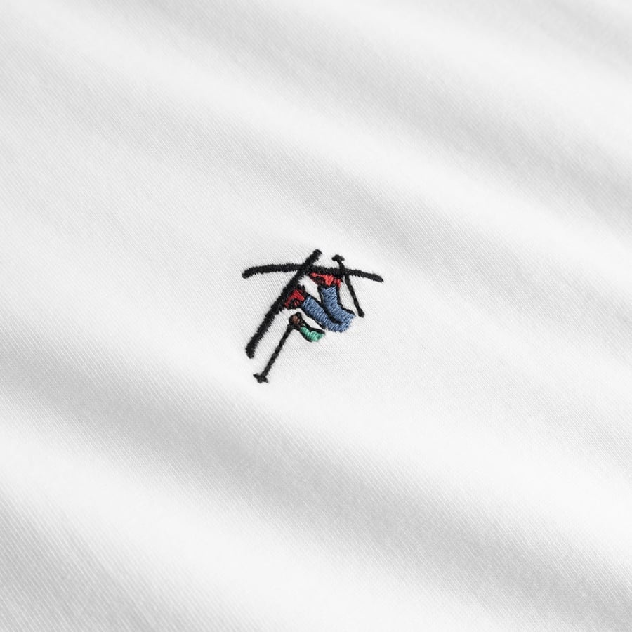 Dedicated Dedicated T-Shirt Stockholm Ski Crash EMB White