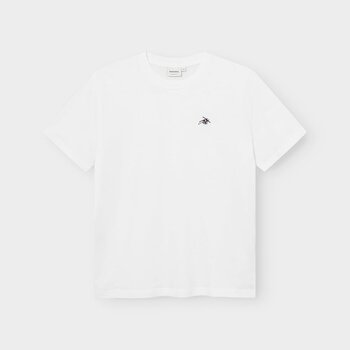 Dedicated T-Shirt Stockholm Ski Crash EMB White