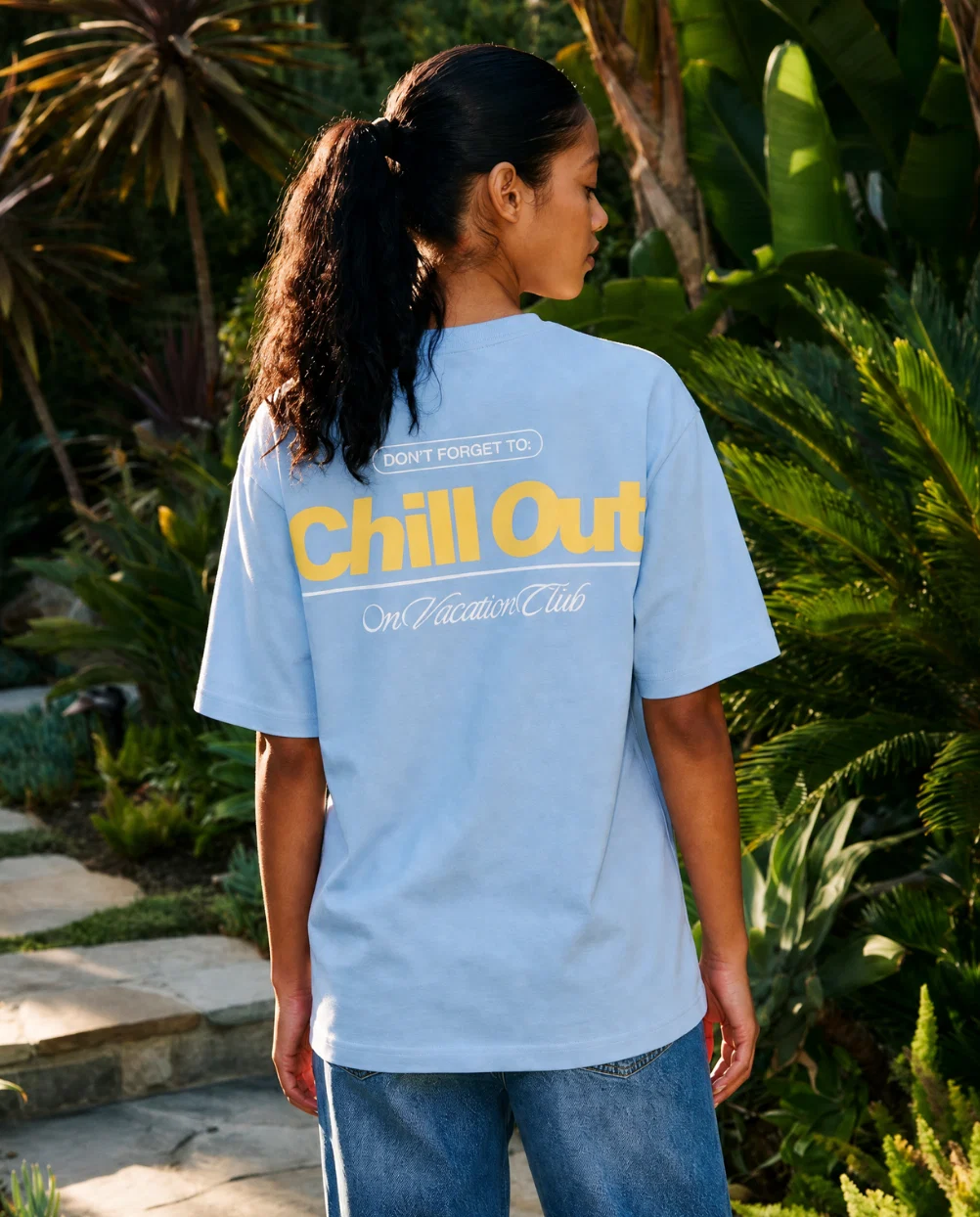 On Vacation On Vacation Chill Out T-Shirt - Light-Blue