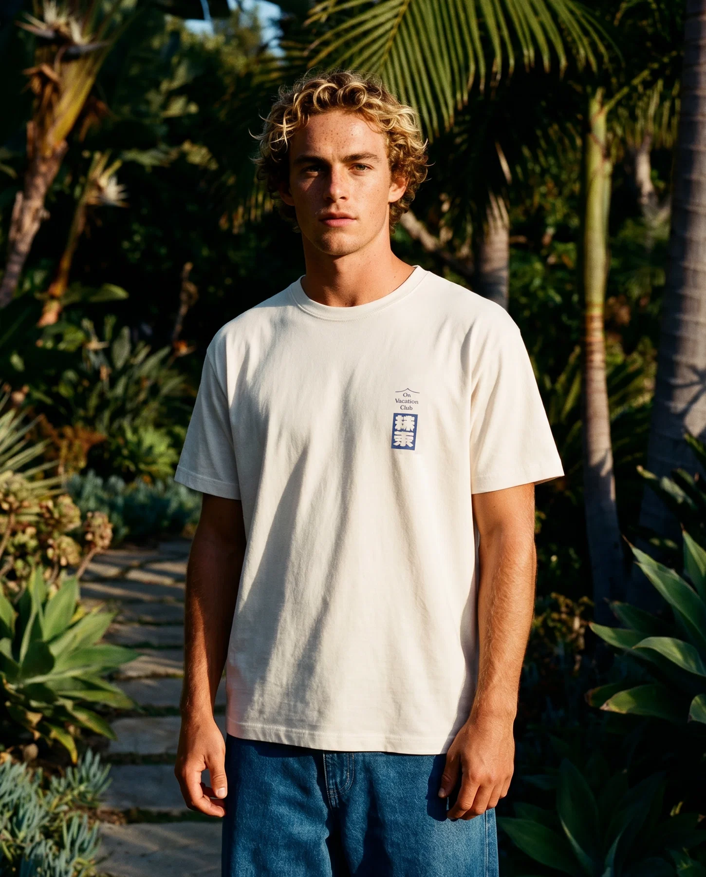 On Vacation On Vacation Blueberry Matcha T-Shirt - Beige