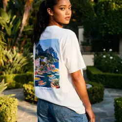On Vacation Capri T-Shirt White