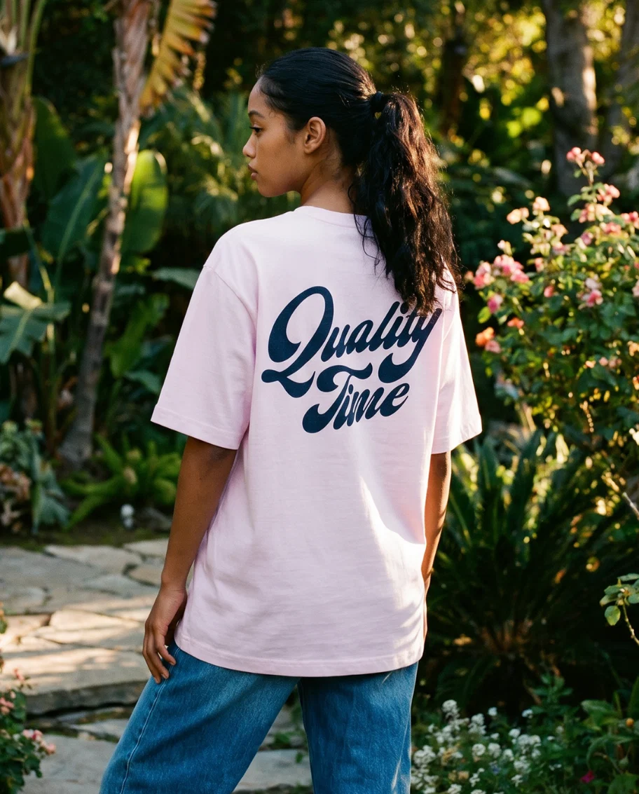On Vacation On Vacation Quality Time T-Shirt Pink
