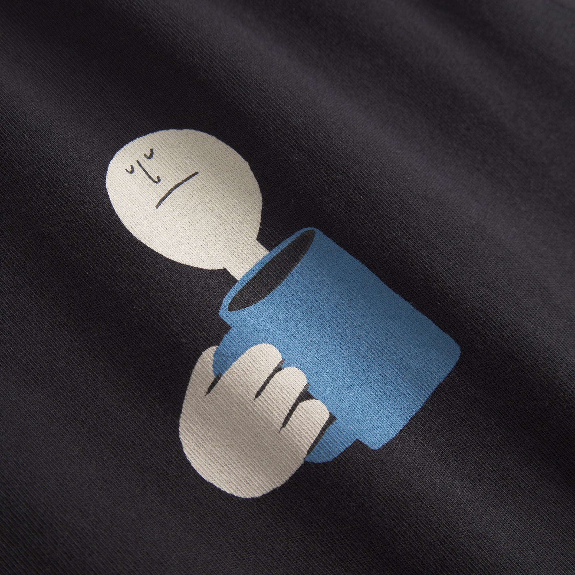 Dedicated Dedicated T-Shirt Stockholm Smile Cup Black