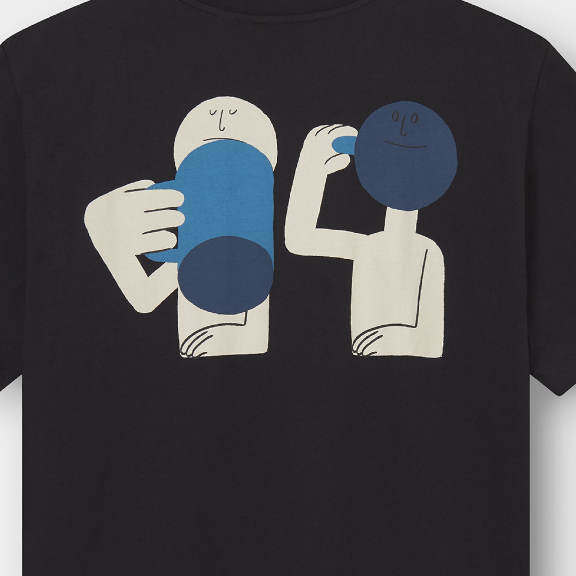 Dedicated Dedicated T-Shirt Stockholm Smile Cup Black