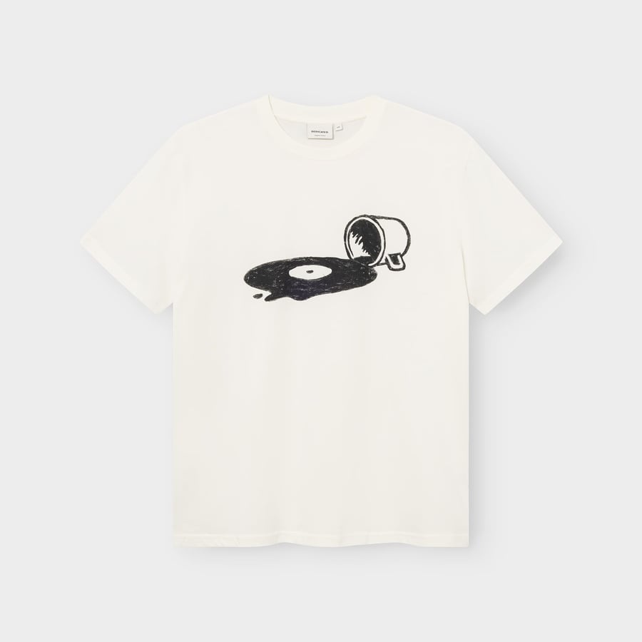 Dedicated Dedicated T-Shirt Stockholm Spilled off-White