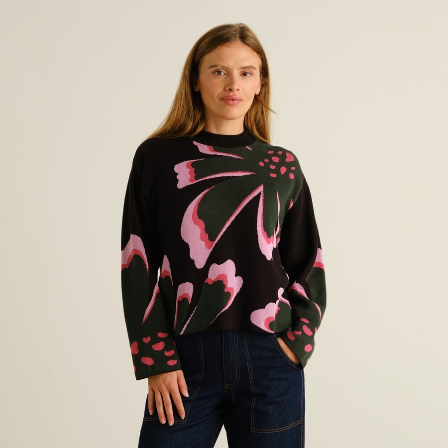 Dedicated Dedicated Sweater Limhamn Big Multi Color