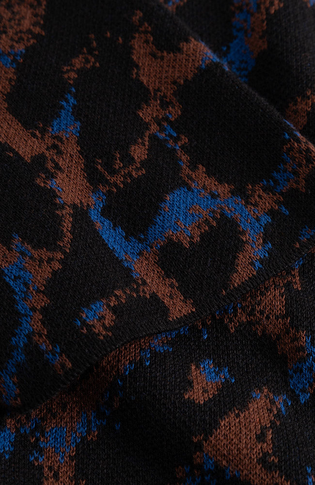 Dedicated Dedicated Sweater Limhamn Leopard Multi Color