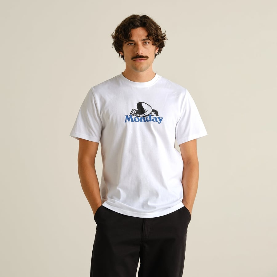Dedicated Dedicated T-Shirt Stockholm Monday Crash White