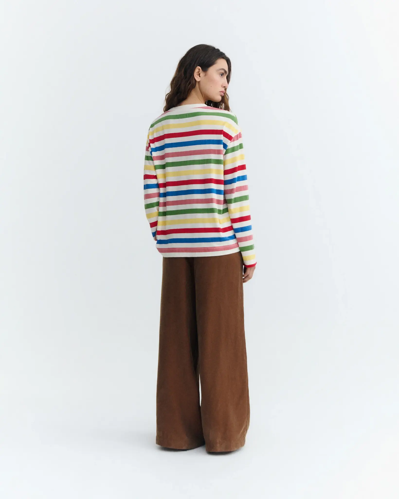 Thinking Mu Thinking Mu Emily Sunset Stripes Tee