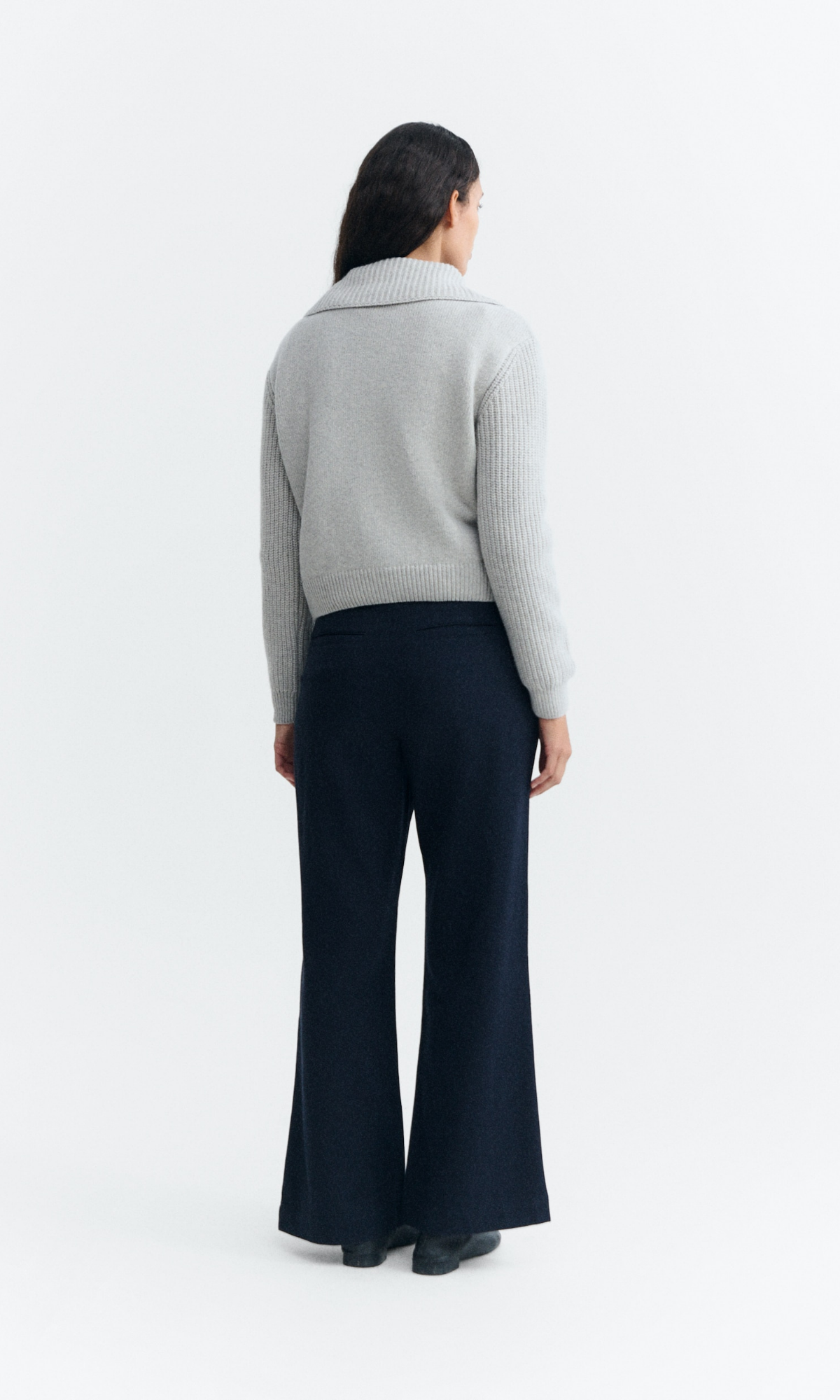 Thinking Mu Thinking Mu Tanit Knitted Sweater Grey