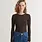 Basic Apparel Basic Apparel Ludmilla LS Tee Chocolate Torte