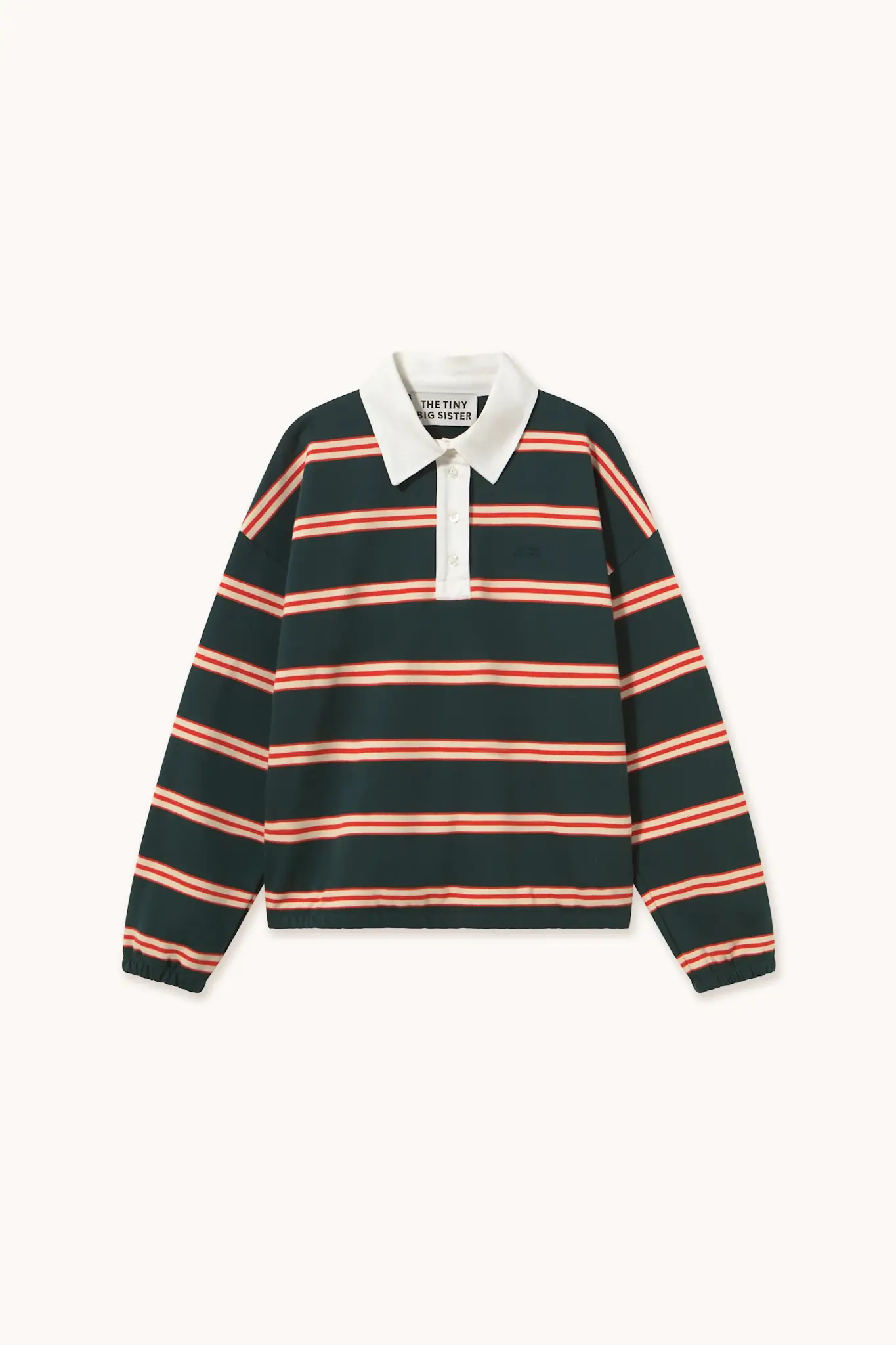 Tiny Big Sister Tiny Big Sister Striped Sweatshirt Ink Blue
