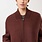 Langerchen Langerchen 90s Bomber Style Jas With Ribbing Burgundy