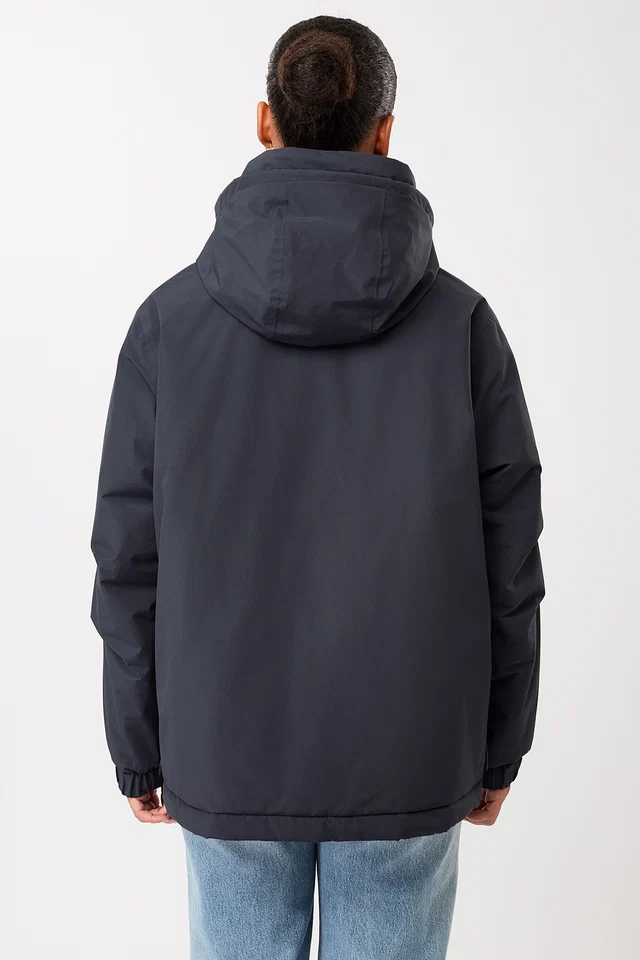 Langerchen Langerchen  Quilted Short Parka in a Loose Fit Navy