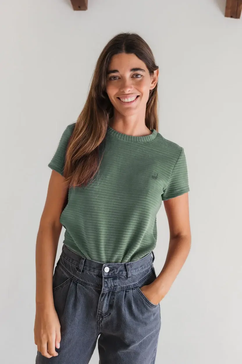 TWOTHIRDS TWOTHIRDS T-shirt Ariadna Dusty Green