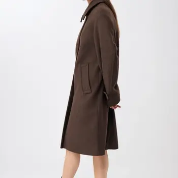 Langerchen Short Coat in Recycled Wool Coffee