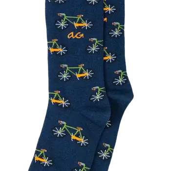 Alfredo Gonzales Socks Bicycles Navy