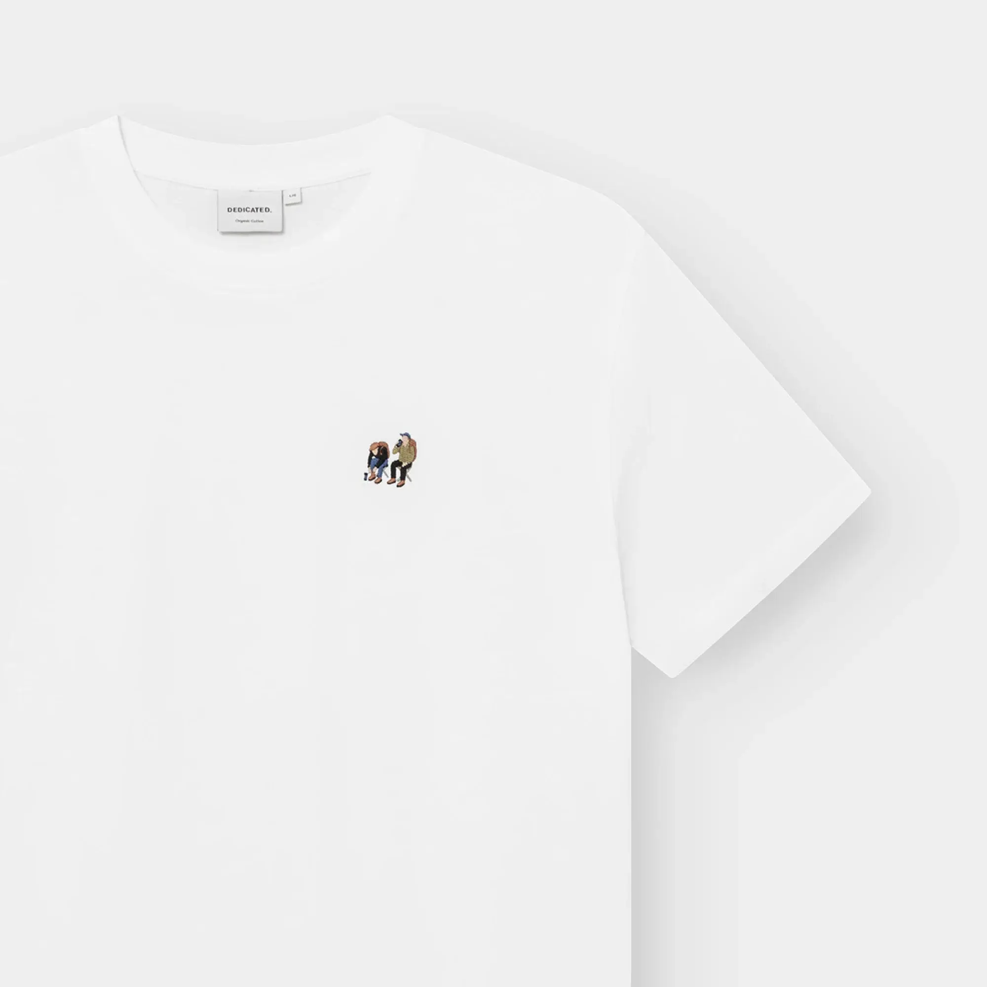 Dedicated Dedicated T-shirt Stockholm Camp Crew White