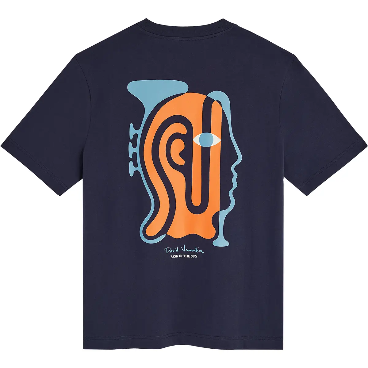 Bask in the Sun Bask In The Sun Navy JAZZMAN tee