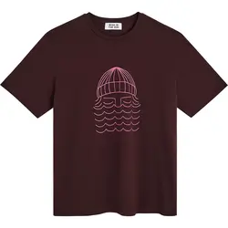 Bask in the Sun Wine TO THE SEA tee