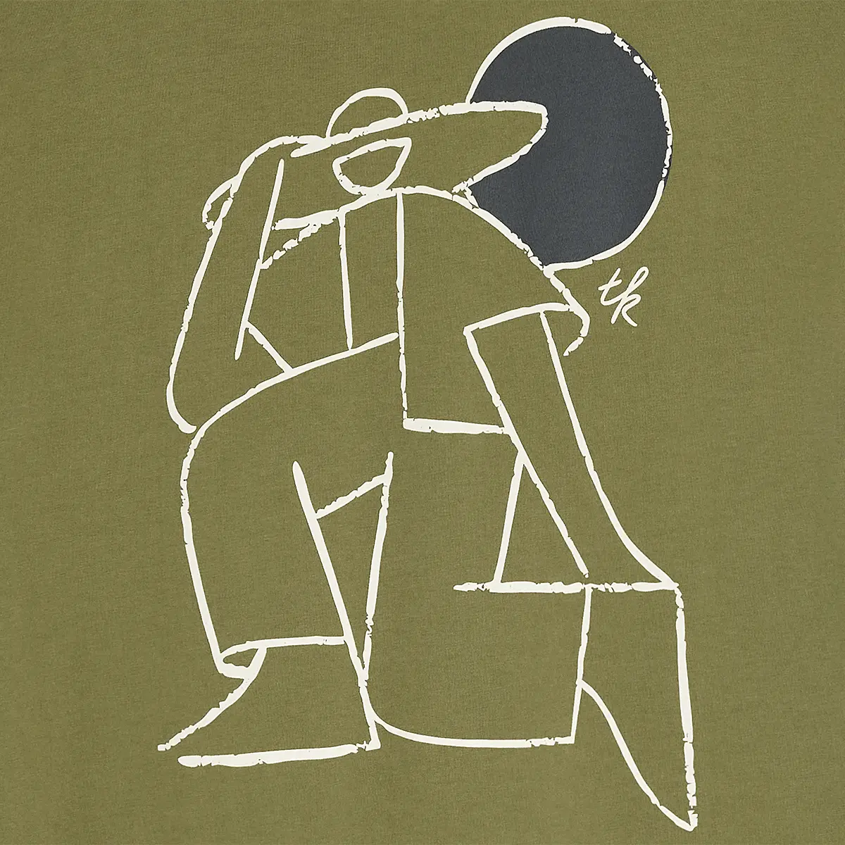 Bask in the Sun Bask In The Sun Moss SUN tee