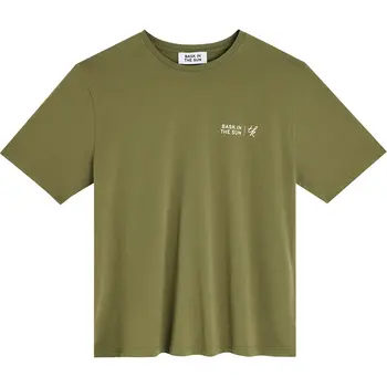 Bask in the Sun Moss SUN tee