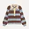Tiny Big Sister The Tiny Big Sister Frank Striped Polo Sweater Washed Blue Cacao
