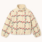 Tiny Big Sister The Tiny Big Sister Rose grid Sherpa Light Cream Jacket
